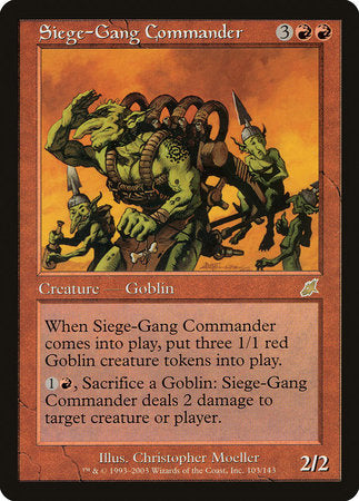 Siege-Gang Commander [Scourge] | The Time Vault CA