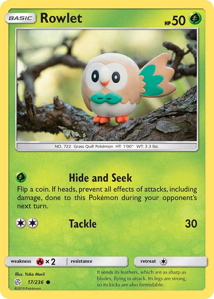 Rowlet (17/236) [Sun & Moon: Cosmic Eclipse] | The Time Vault CA