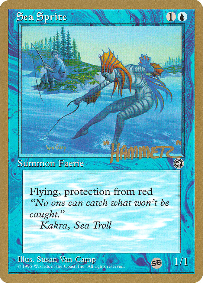 Sea Sprite (Shawn "Hammer" Regnier) (SB) [Pro Tour Collector Set] | The Time Vault CA