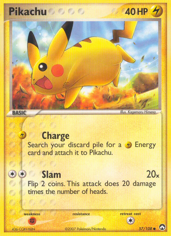 Pikachu (57/108) [EX: Power Keepers] | The Time Vault CA