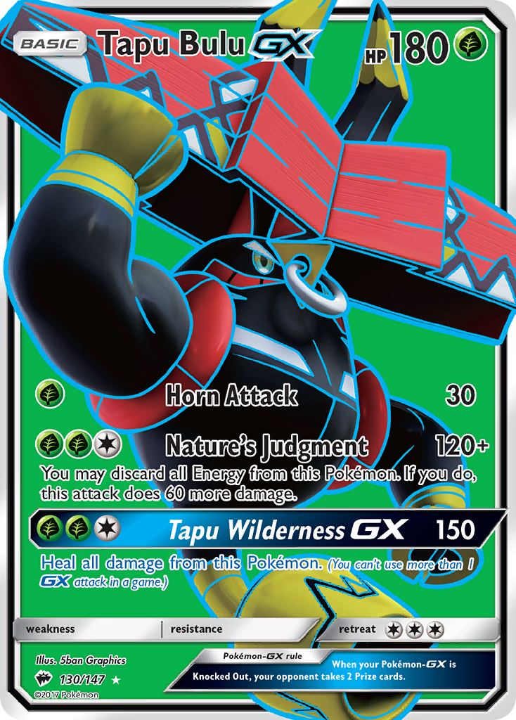 Tapu Bulu GX (130/147) [Sun & Moon: Burning Shadows] | The Time Vault CA