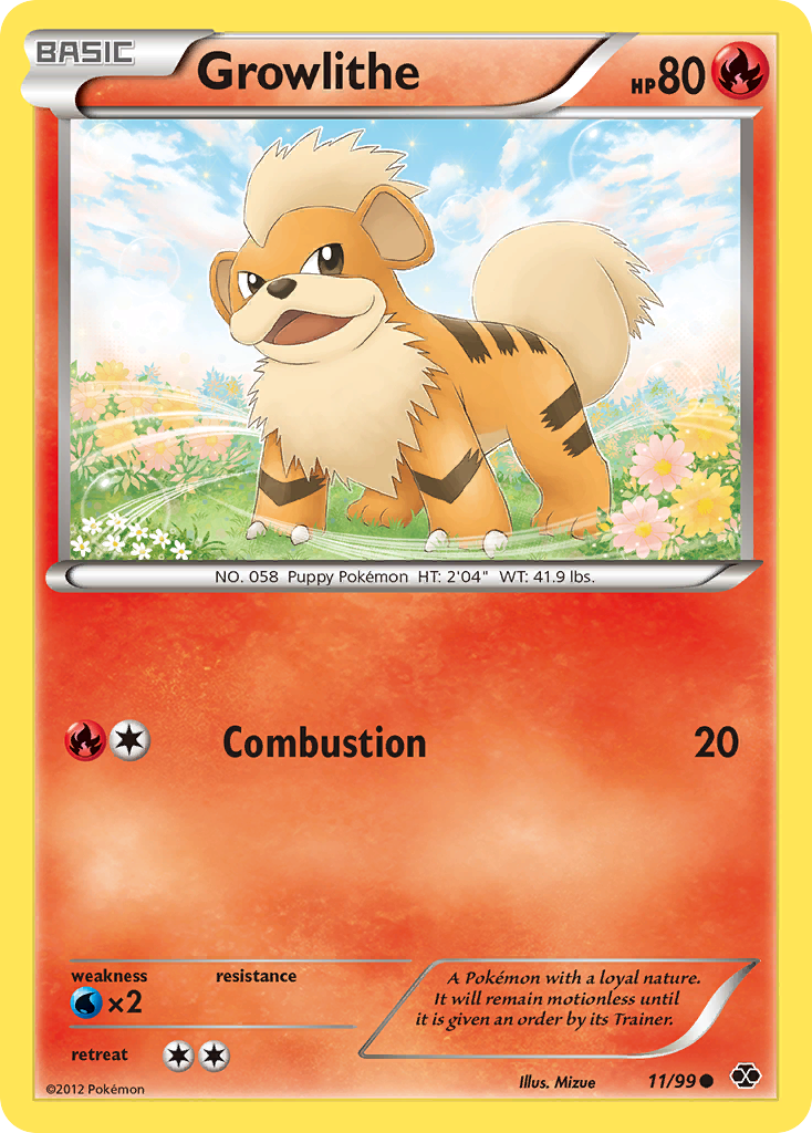 Growlithe (11/99) [Black & White: Next Destinies] | The Time Vault CA