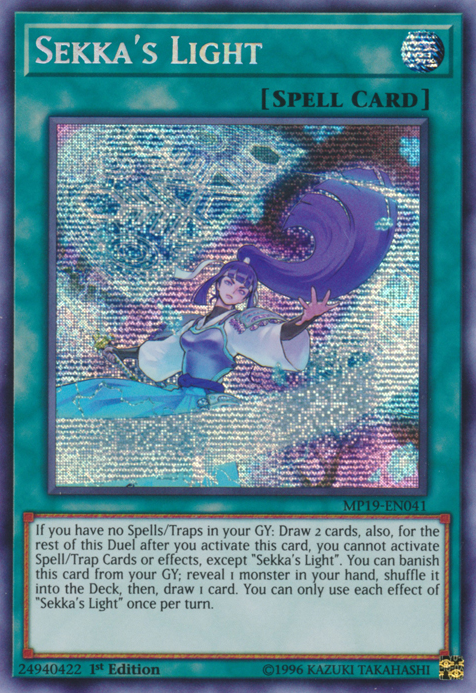 Sekka's Light [MP19-EN041] Prismatic Secret Rare | The Time Vault CA