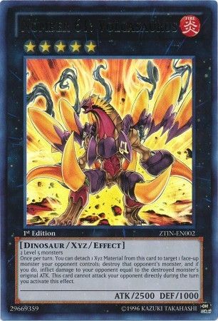 Number 61: Volcasaurus [ZTIN-EN002] Ultra Rare | The Time Vault CA