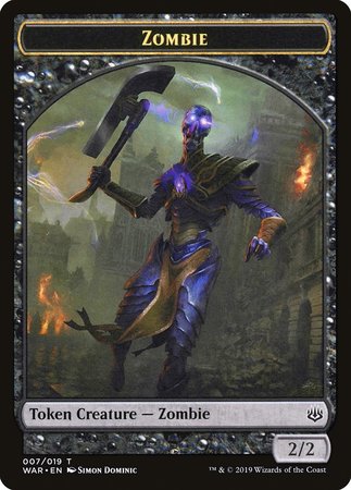 Zombie Token [War of the Spark Tokens] | The Time Vault CA