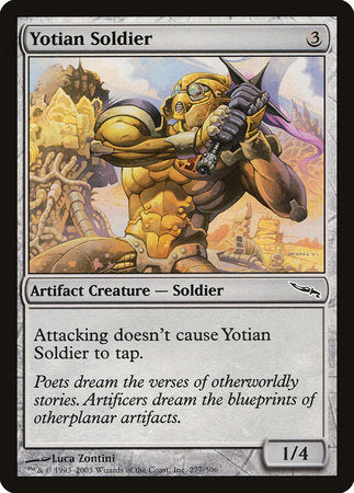 Yotian Soldier [Mirrodin] | The Time Vault CA