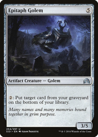 Epitaph Golem [Shadows over Innistrad] | The Time Vault CA