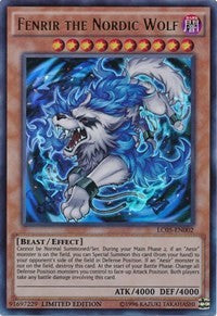 Fenrir the Nordic Wolf [LC05-EN002] Ultra Rare | The Time Vault CA