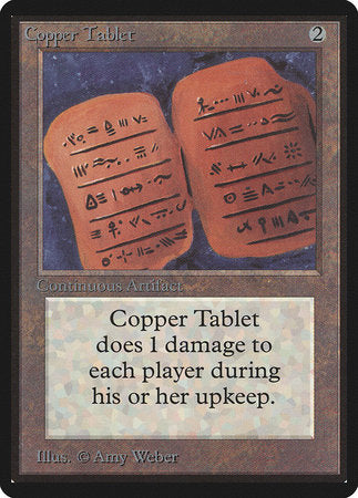 Copper Tablet [Limited Edition Beta] | The Time Vault CA