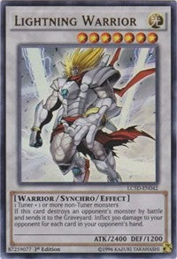 Lightning Warrior [LC5D-EN042] Ultra Rare | The Time Vault CA