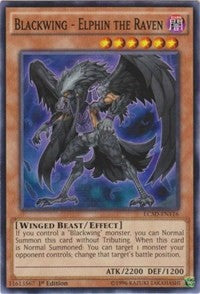 Blackwing - Elphin the Raven [LC5D-EN116] Common | The Time Vault CA