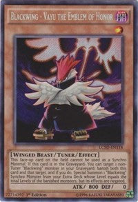 Blackwing - Vayu the Emblem of Honor [LC5D-EN118] Secret Rare | The Time Vault CA