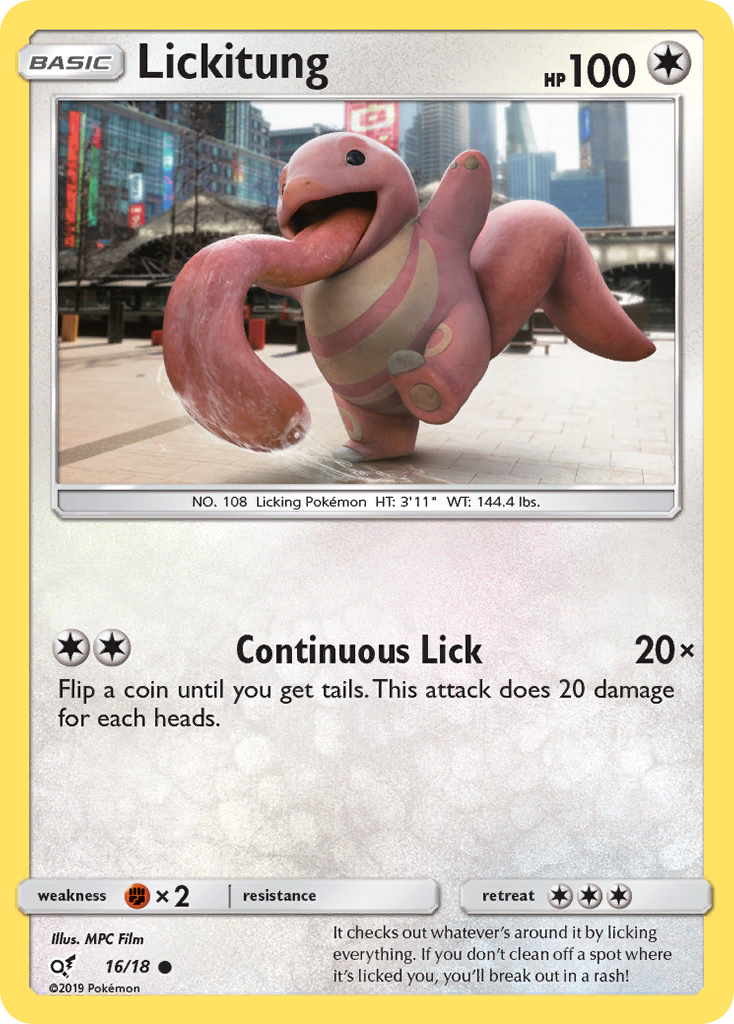 Lickitung (16/18) [Sun & Moon: Detective Pikachu] | The Time Vault CA