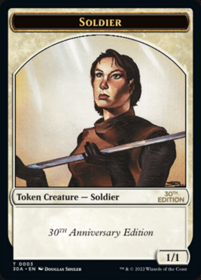 Soldier Token [30th Anniversary Tokens] | The Time Vault CA