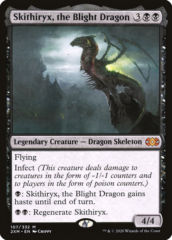 Skithiryx, the Blight Dragon [Double Masters] | The Time Vault CA