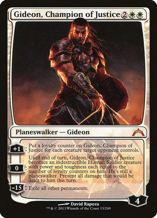 Gideon, Champion of Justice [Gatecrash] | The Time Vault CA