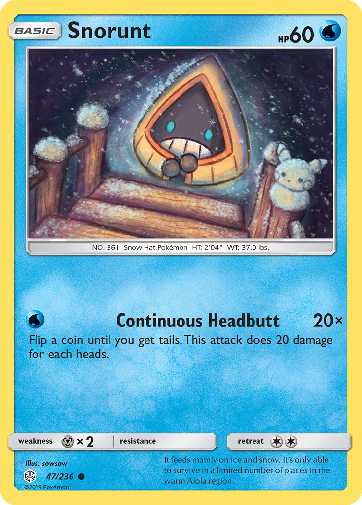 Snorunt (47/236) [Sun & Moon: Cosmic Eclipse] | The Time Vault CA