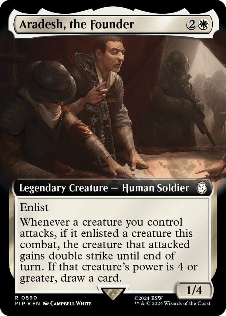 Aradesh, the Founder (Extended Art) (Surge Foil) [Fallout] | The Time Vault CA