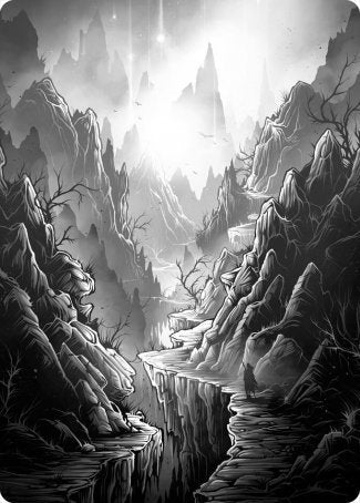 Mountain Art Card [Innistrad: Midnight Hunt Art Series] | The Time Vault CA