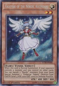 Valkyrie of the Nordic Ascendant [LC5D-EN184] Secret Rare | The Time Vault CA