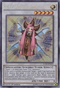 T.G. Wonder Magician [LC5D-EN213] Secret Rare | The Time Vault CA