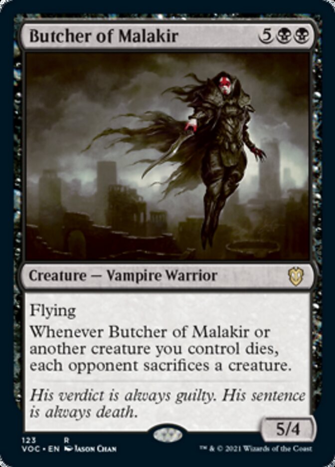 Butcher of Malakir [Innistrad: Crimson Vow Commander] | The Time Vault CA