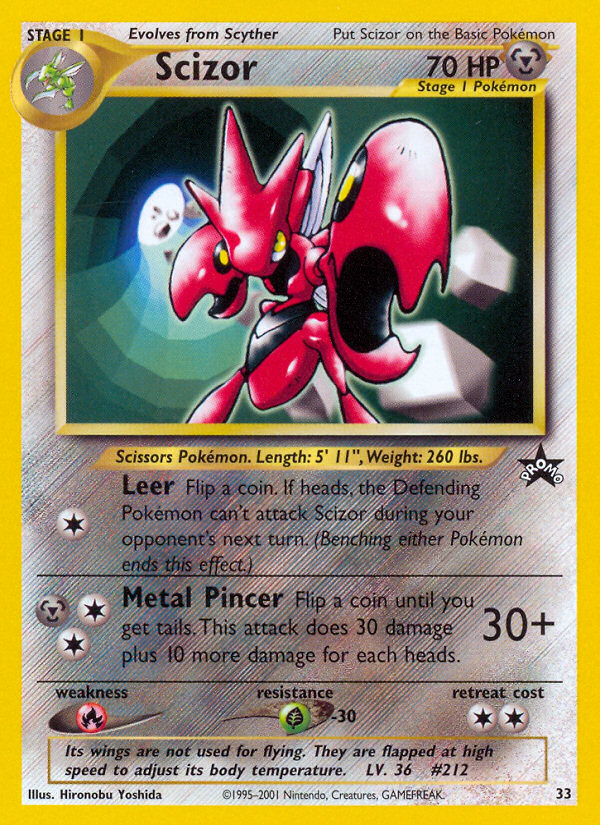 Scizor (33) [Wizards of the Coast: Black Star Promos] | The Time Vault CA