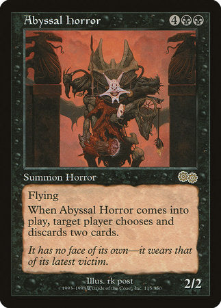 Abyssal Horror [Urza's Saga] | The Time Vault CA