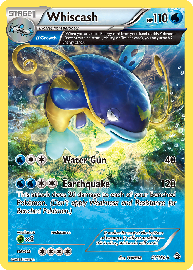 Whiscash (41/160) [XY: Primal Clash] | The Time Vault CA