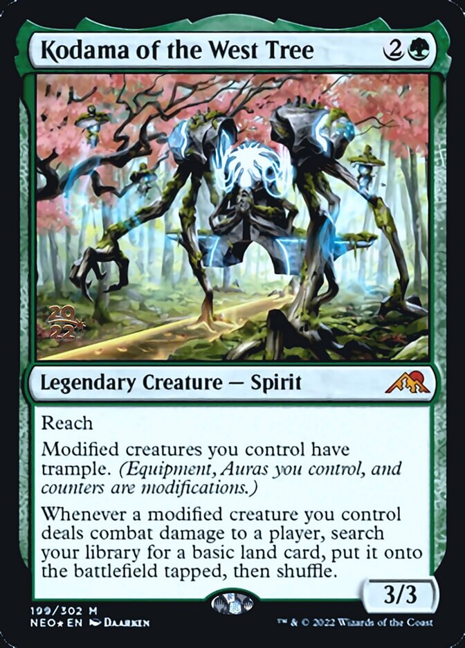 Kodama of the West Tree [Kamigawa: Neon Dynasty Prerelease Promos] | The Time Vault CA