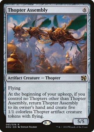 Thopter Assembly [Duel Decks: Elves vs. Inventors] | The Time Vault CA