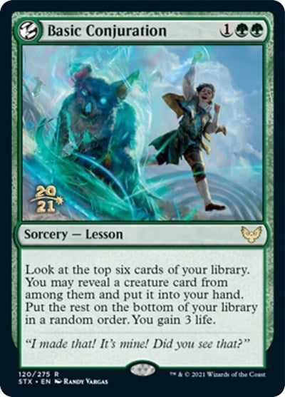 Basic Conjuration [Strixhaven: School of Mages Prerelease Promos] | The Time Vault CA