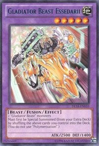 Gladiator Beast Essedarii (Blue) [DL18-EN010] Rare | The Time Vault CA