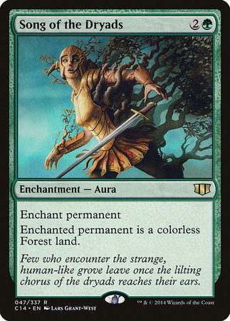 Song of the Dryads [Commander 2014] | The Time Vault CA