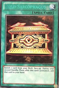 Gold Sarcophagus (Green) [DL18-EN011] Rare | The Time Vault CA