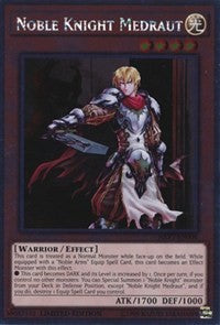 Noble Knight Medraut [NKRT-EN006] Platinum Rare | The Time Vault CA
