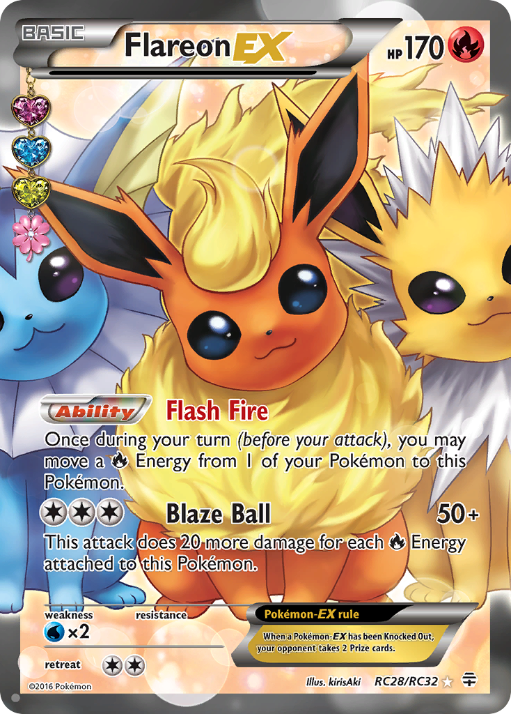 Flareon EX (RC28/RC32) [XY: Generations] | The Time Vault CA