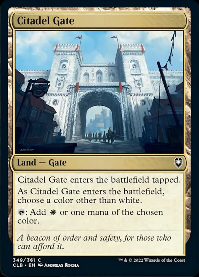 Citadel Gate [Commander Legends: Battle for Baldur's Gate] | The Time Vault CA