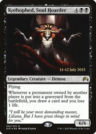 Kothophed, Soul Hoarder [Magic Origins Promos] | The Time Vault CA