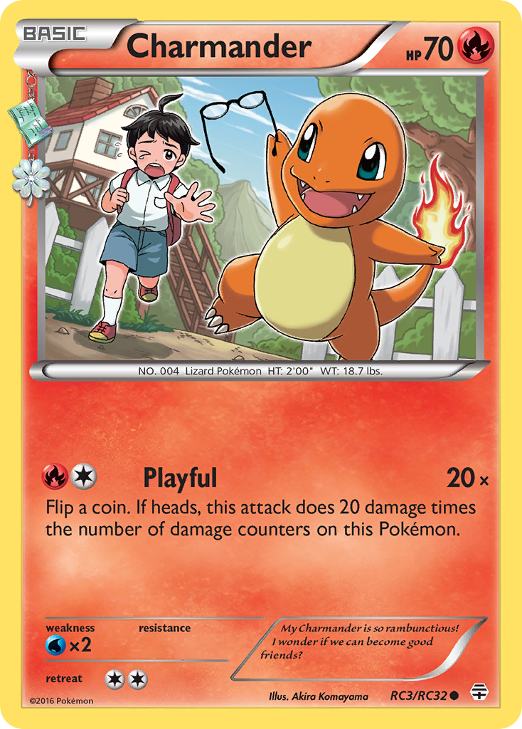 Charmander (RC3/RC32) [XY: Generations] | The Time Vault CA