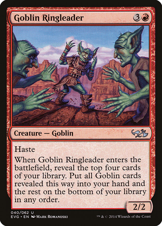 Goblin Ringleader (Elves vs. Goblins) [Duel Decks Anthology] | The Time Vault CA