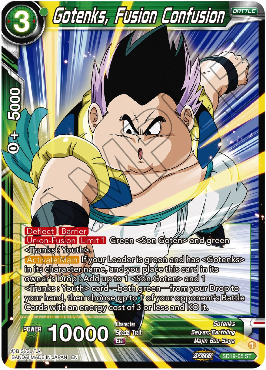 Gotenks, Fusion Confusion (SD19-05) [Dawn of the Z-Legends] | The Time Vault CA