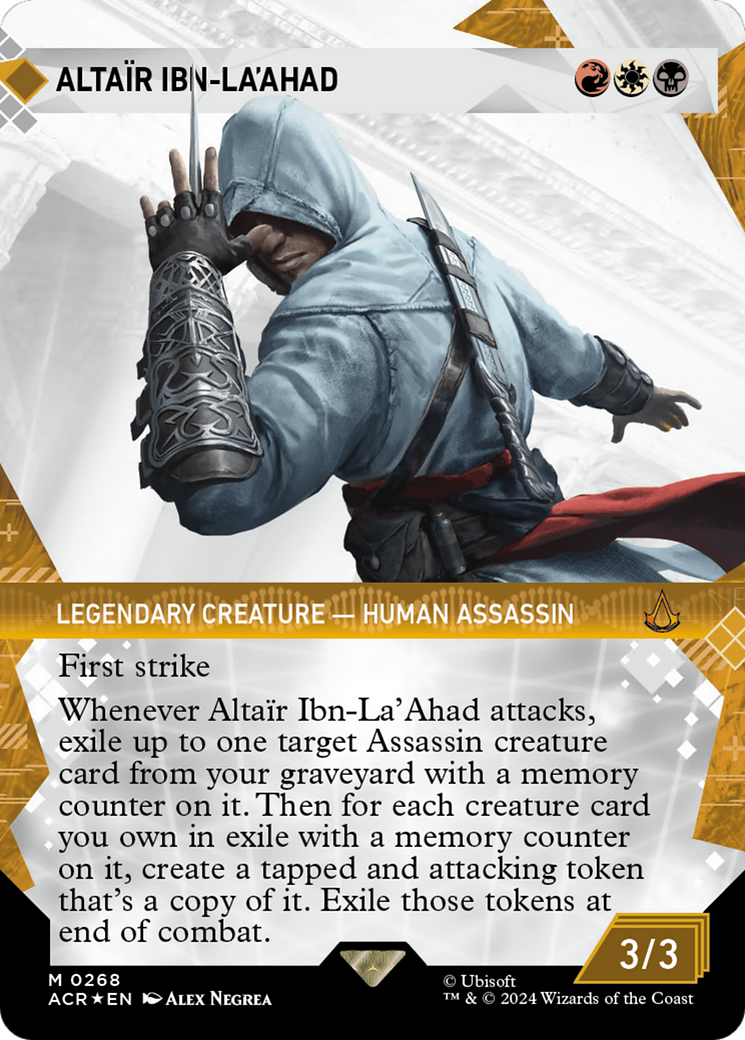 Altair Ibn-La'Ahad (Showcase) (Textured Foil) [Assassin's Creed] | The Time Vault CA