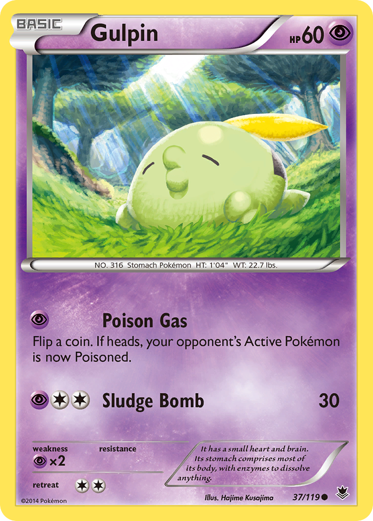 Gulpin (37/119) [XY: Phantom Forces] | The Time Vault CA