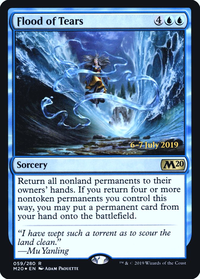 Flood of Tears  [Core Set 2020 Prerelease Promos] | The Time Vault CA