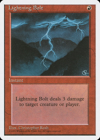 Lightning Bolt [Fourth Edition] | The Time Vault CA