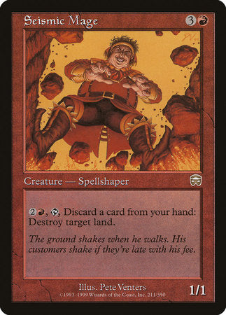 Seismic Mage [Mercadian Masques] | The Time Vault CA