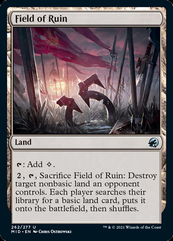 Field of Ruin [Innistrad: Midnight Hunt] | The Time Vault CA