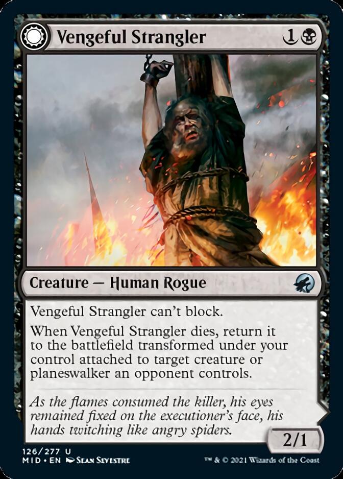 Vengeful Strangler // Strangling Grasp [Innistrad: Midnight Hunt] | The Time Vault CA