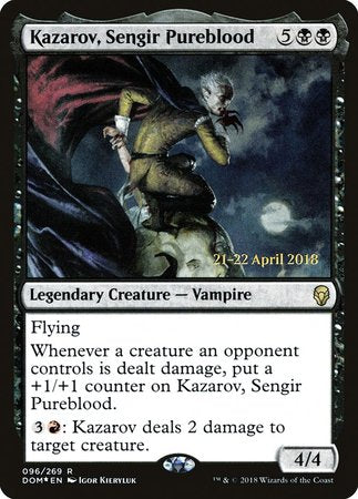 Kazarov, Sengir Pureblood [Dominaria Promos] | The Time Vault CA